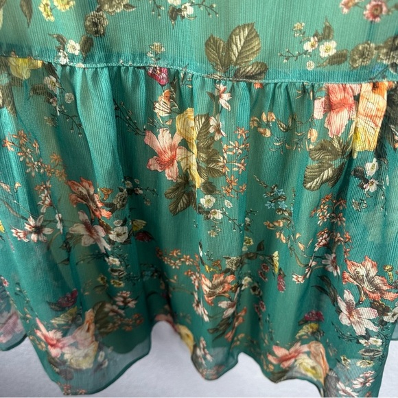 Anthropologie Maeve Emmy Floral Lined Tunic Dress Size Medium - Picture 4 of 7